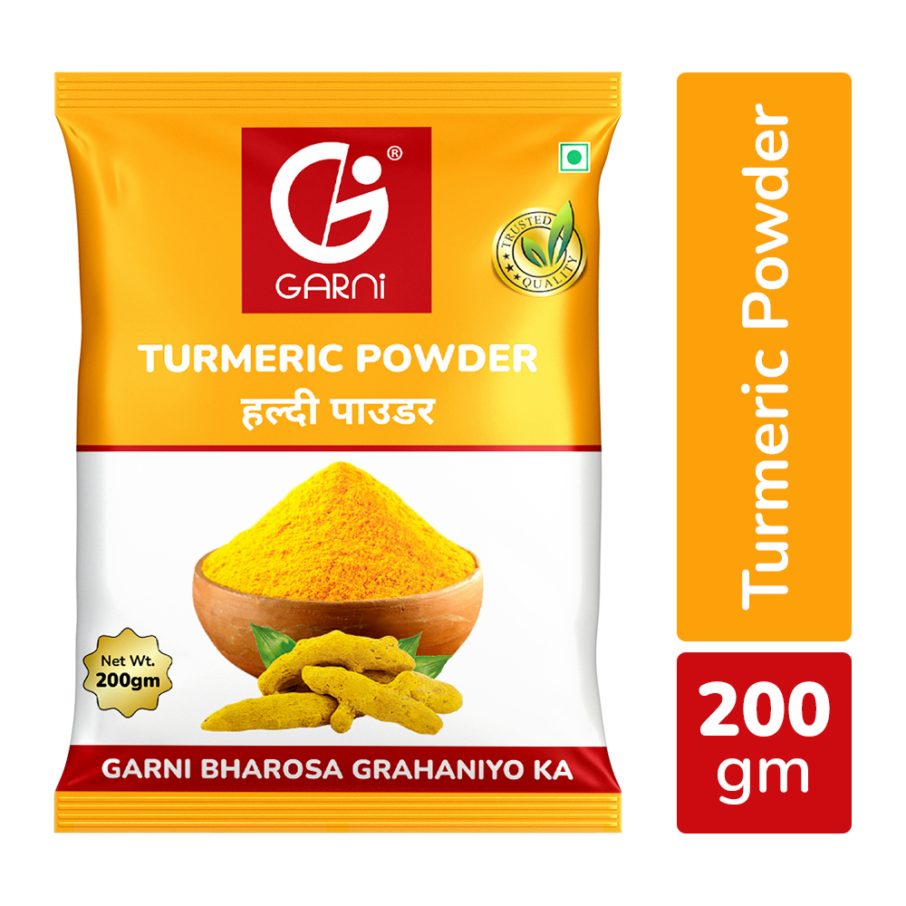 Garni Triple Spice CTC Combo | Chilli Powder 200g | Turmeric Powder 200g | Coriander Powder 200g | Monthly Value Pack | 600g