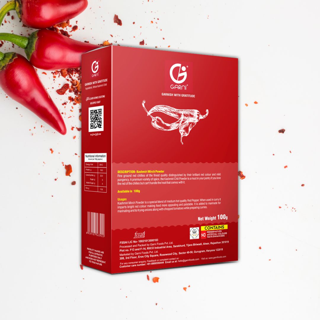 Garni Kashmiri Chilli Powder, 100G