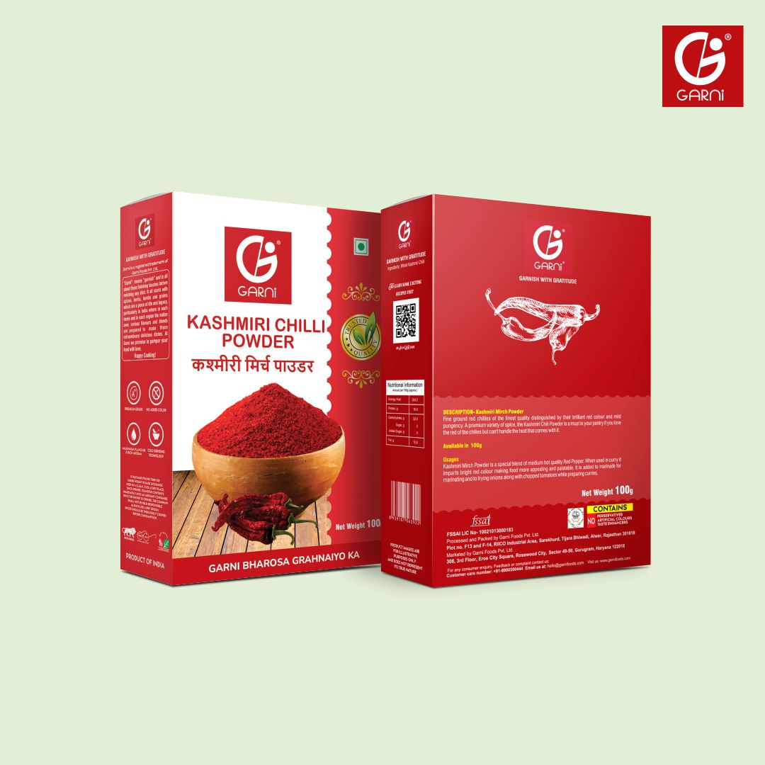 Garni Kashmiri Chilli Powder, 100G