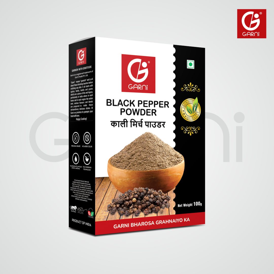 Garni Black Pepper Powder, 100G