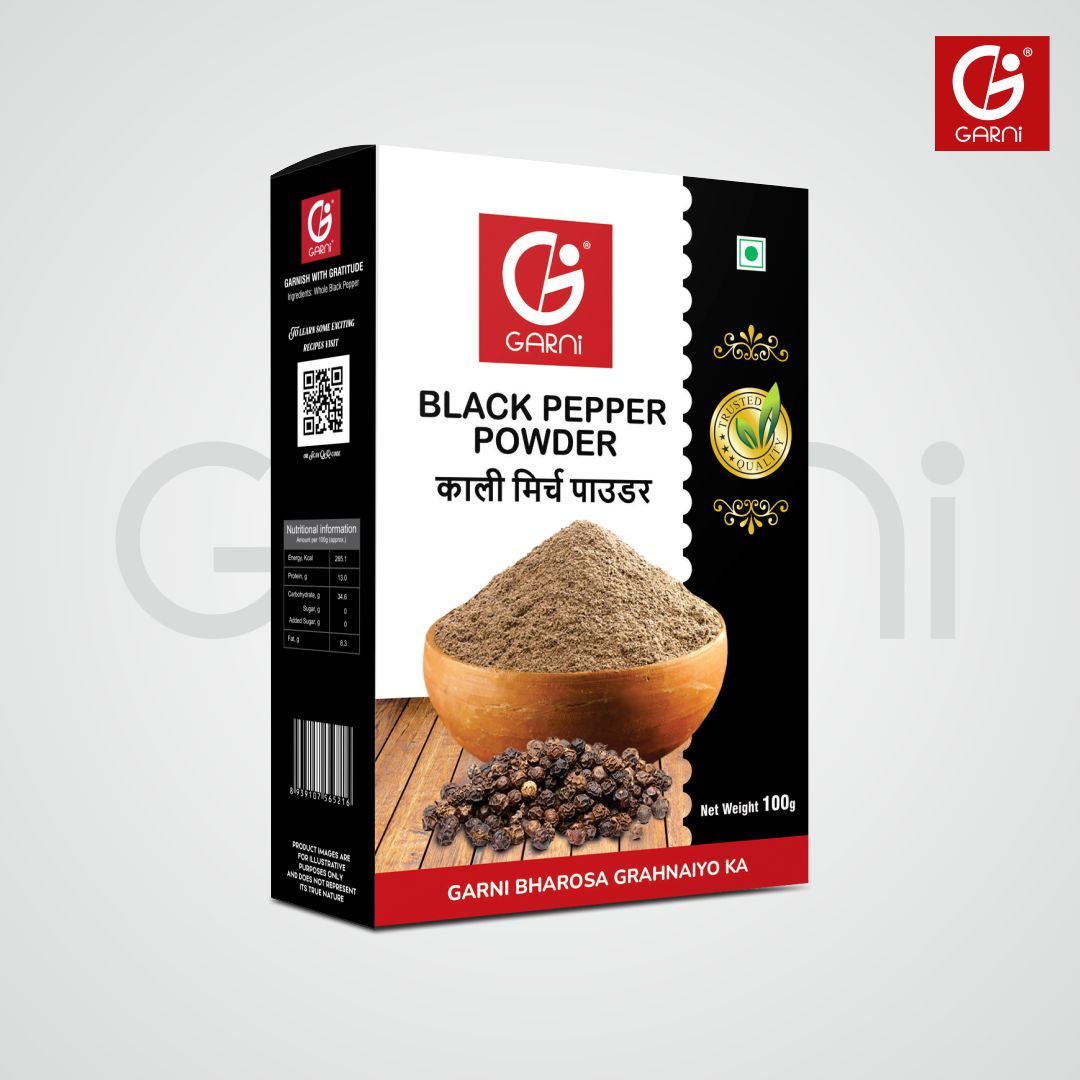 Garni Black Pepper Powder, 100G