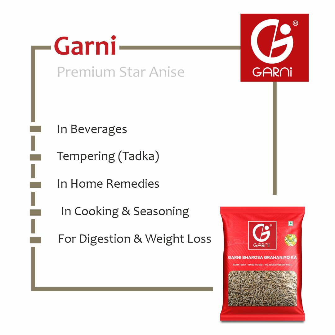 Garni Cumin Whole (Jeera), 100G