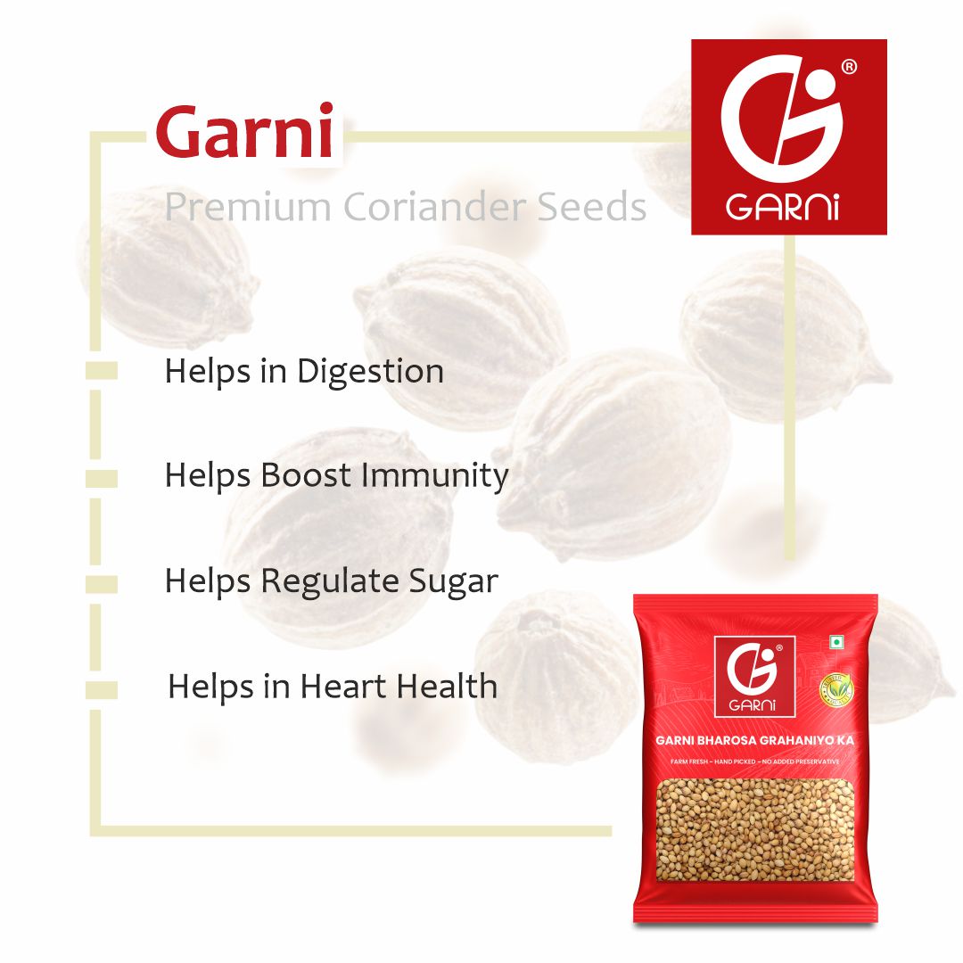 Garni Coriander/Dhaniya Whole, 100G